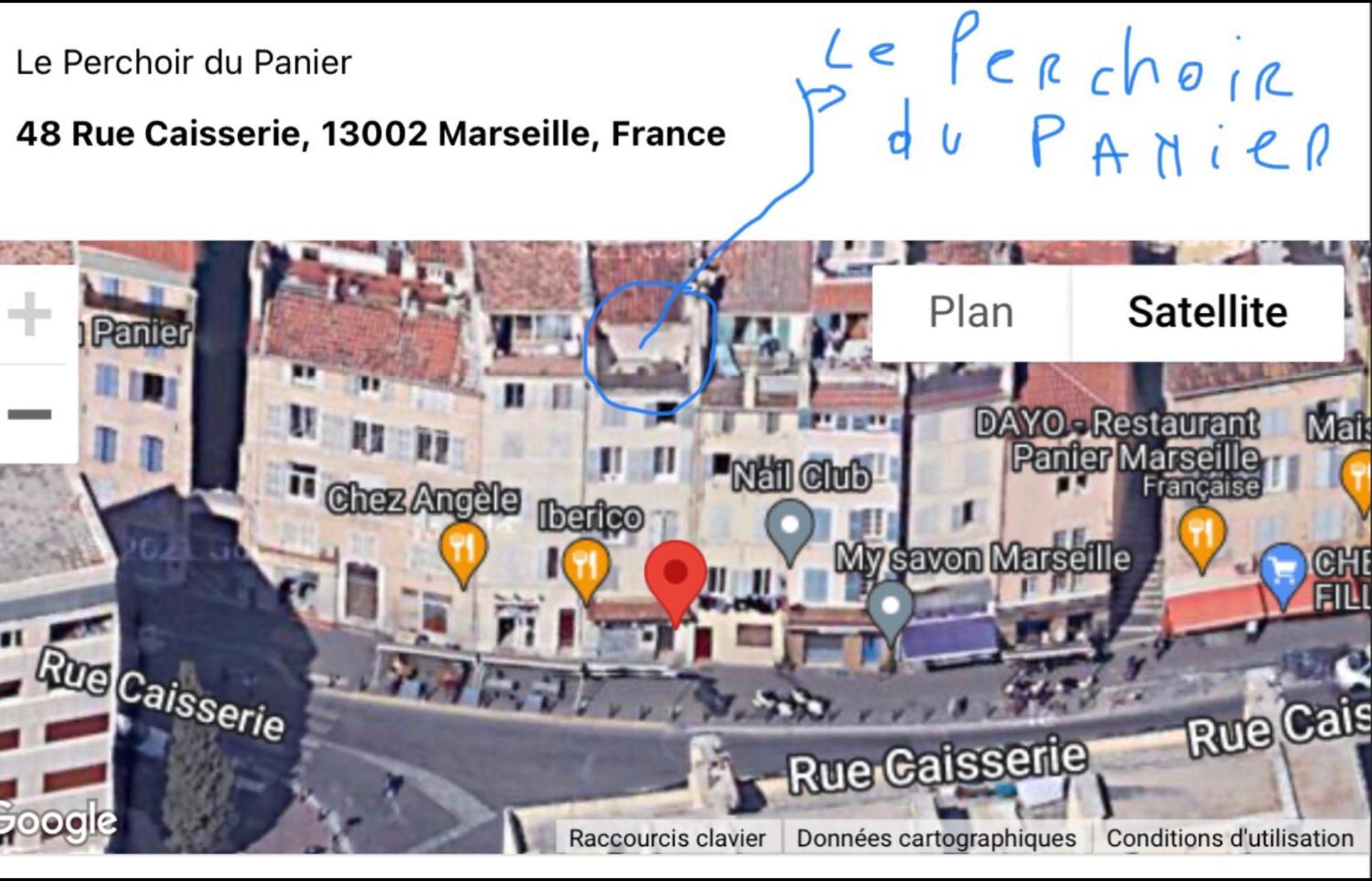 Ferienwohnung Le Perchoir Du Panier Marseilles Exterior foto